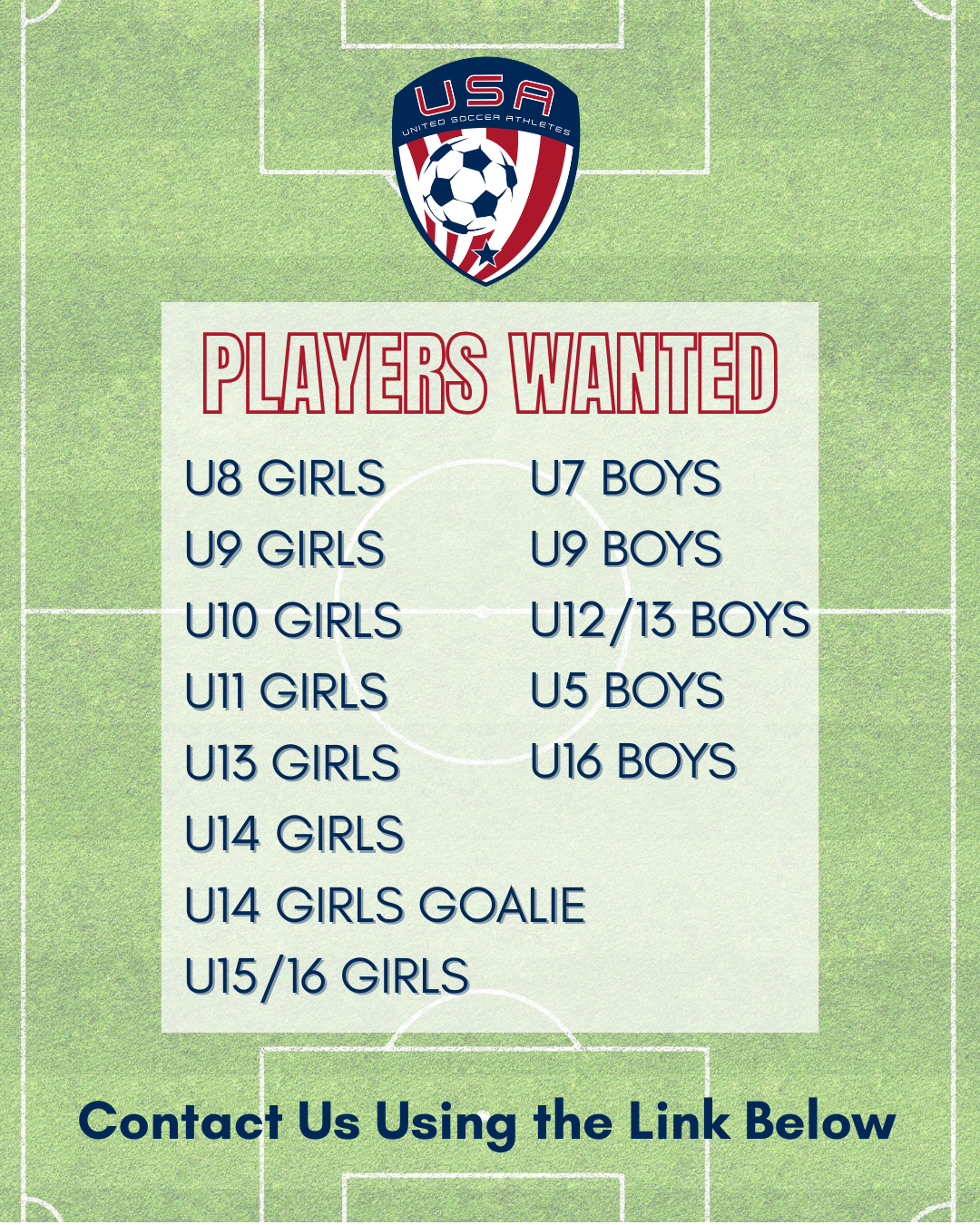 PLAYERS NEEDED (1)
